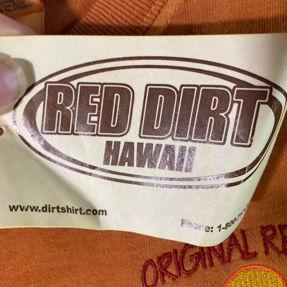 Womens Gildan Red Dirt Maui Tee Shirt Short Sleeve Orange S Cotton NWT - Picture 9 of 9